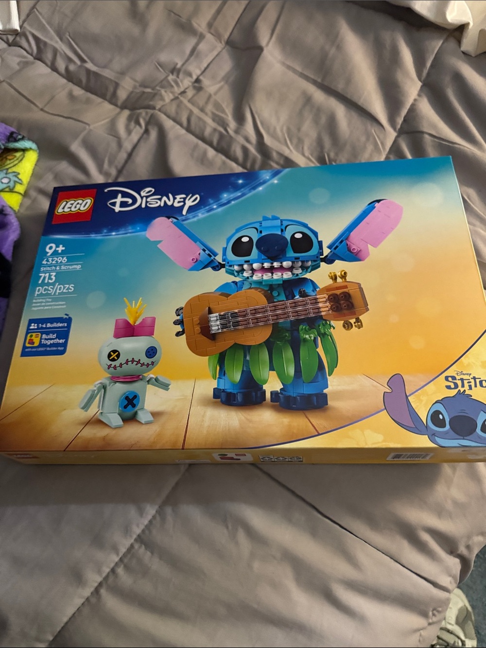 Disney Buildable Stitch & Scrump Set - Blue, Pink, Green, Brown